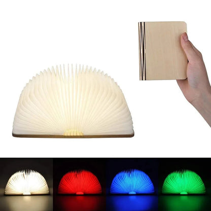 BOOX LED opvouwbaar houten boek