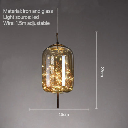 STARRY: Moderne Glazen Sterren Hanglamp