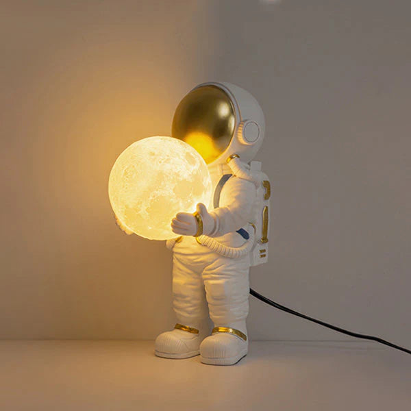 Universe Series: Astronaut maanlamp (hang of tafel varianten)